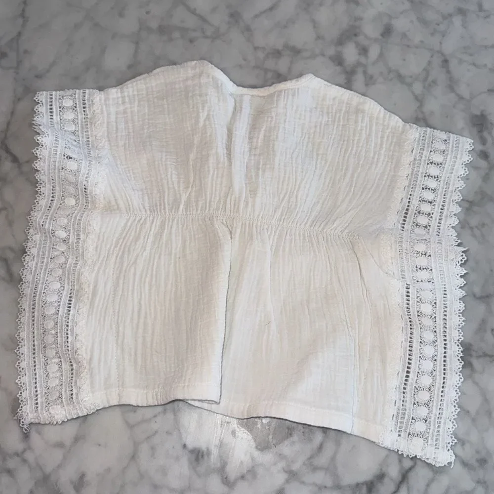 Miniclasix Gauze Poncho Swimsuit Coverup 3/6M